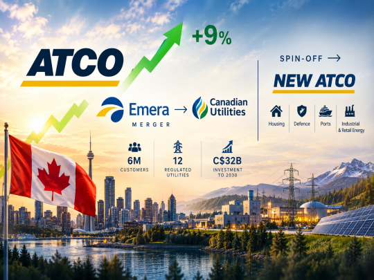 Why Did ATCO (TSX:ACO.X) Stock Jump 9% on the Emera Deal?